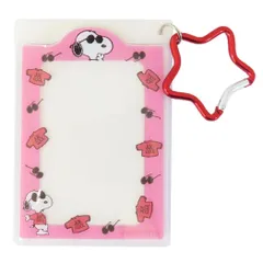 【メール便】スヌーピー 定期入れ シングルクリアパスケース RD ジョークール ピーナッツ マリモクラフト ICカードケース 推し活 キャラクター グッズ 