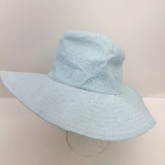 ◇ ⊇ ◎●未使用● AZUL BY MOUSSY 中折れハット ライトブルー サイズF レディース E  【1502060027366】