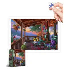 ピースリラックス(PieceRelax) 600ピース プラ製ジグソーパズル【Bigelow Illustrations - 白霧山景】(31X45cm)大人向け難しい 破片なし カチっとハマる[H3570]