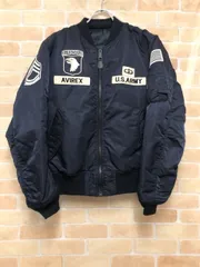 希少 コットン混シェル☆90s USA製 ALPHA MA-1 L D412