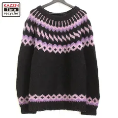 90s vintage ノルディック柄 ウール ニットセーター メンズ XLサイズ相当 ビッグサイズ オーバーサイズ