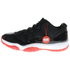 NIKE (ナイキ) AIR JORDAN 11 RETRO LOW BRED エアジョーダン11 レトロ ブレッド ローカットスニーカー FV5104-006 US10/28cm ブラック/レッド