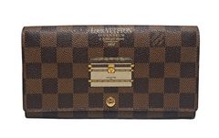 美品　あんしん鑑定済み　ルイヴィトン　ダミエ　ポルトフェイユサラ　長財布 正規品 極美品 ルイヴィトン 新型 ダミエ ポルトフォイユサラ