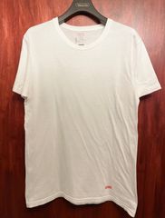Supreme × Hanes BOXロゴ プリント クルーネックコットンTシャツ ホワイト Sサイズ
