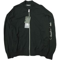 新品 UNDERCOVER アンダーカバー 24SS 日本製 Custom Blouson 再構築 カスタムブルゾン UC1D4205 3 BLACK MA-1 ジップアップ ジャケット 定価74,800円 アウター g22063