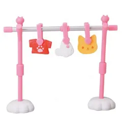 【中古】トレーディングフィギュア 物干しセット 「にゃんこキッチン にゃんこ家電DX2 おせんたく+おそうじ編」