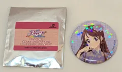 アルマビアンカ トレーディングホログラム缶バッジ アニメイト限定 描き下ろし チャイナドレスver アイカツ! 10th STORY ～未来へのSTARWAY～ 紫吹蘭 (顏アップ)