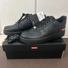 Supreme × Nike Air Force 1 Low Black 黒  ラベル付き