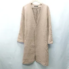 ◇ ◎ Stunning Lure スタニングルアー ノーカラー シンプル ロング丈 長袖 コート サイズ1 ブラウン レディース E  【1404240014459】のサムネイル