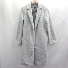 ◇ ⊇ ZARA ザラ 長袖 コート サイズM グレー レディース E  【1504240030760】