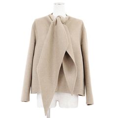 HERMES アンサンブル　セリエボタン　カシミヤ100% 極美品　Mサイズ 中古・古着通販】HERMES (エルメス) セリエボタンアンサンブル