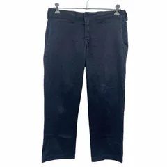 Dickies ワークパンツ W34 ディッキーズ スリムストレート ブラック 古着卸 アメリカ仕入 2312-289