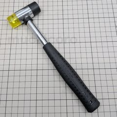 レザークラフト ハンマー 軽量 小型 コンビハンマー ゴムハンマー ホックうち 工具 道具 革用 かなづち カシメ打ち カービング