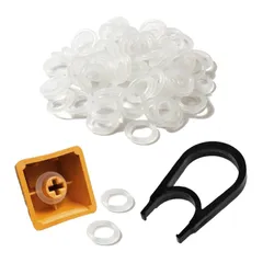 静音化リング 150PCS メカニカルキーボードに対応 O-Ring Oリング キーキャップ 引抜工具 メカニカル キーボード キースイッチ 引き抜き ツール (B)のサムネイル