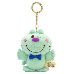 ADO MIZUMORI　水森亜土 ねこ マスコットぬいぐるみ　MCミント　 MT　213143-25　ナカジマコーポレーション