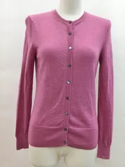 ブルックスブラザーズ カーディガン S ピンク 毛100% 2406WT093