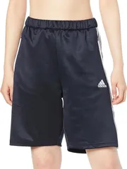 【新品】adidas（アディダス）レディース ウィメンズ ショートパンツ ハーフパンツ スリーストライプス ウォームアップ ショーツ　レジェンドインク×ホワイト JUH58-IX4954