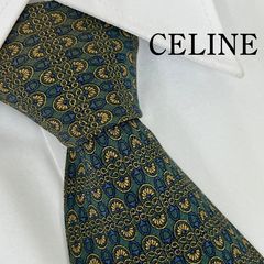 celine ネクタイ ストライプネクタイ / シルク - レッド / ブルー / ホワイト | CELINE