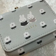 ミッフィー　miffy   コンパクトウォレット　ガマ口つき