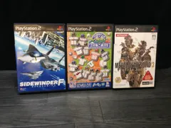 サイドワインダーF, プロ野球チームをつくろう！2, メタルギアソリッド 3 PS2 プレステ2 ソフト 3点まとめて mFF049 ● ★