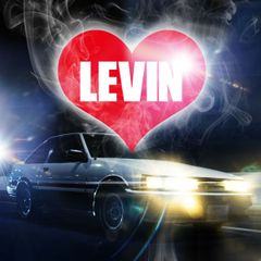 LEVIN HEART RED STICKER - レビン ハート レッド ステッカー