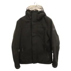 Armani Exchange (アルマーニ エクスチェンジ) 裏地キルティングロゴパッチフーデットジャケット ブラック 6ZZK07のサムネイル