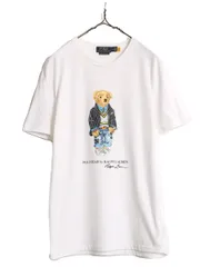 【お得なクーポン配布中!】 ポロベアー ポロ ラルフローレン プリント 半袖 Tシャツ メンズ レディース M / キャラクター プリントTシャツ シングルステッチ SLIM FIT