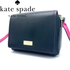 【送料無料】Kate Spade ショルダーバッグ レザー ポシェット クロスボディ ショルダー紐調整可能 肩掛け 斜め掛け バイカラー ブラック ピンク