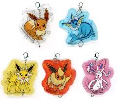 【中古】キーホルダー 全5種セット オリジナルアクリルキーホルダー 「ポケットモンスター×ファミリーマート イーブイたちがファミマに大集合! 第1弾」 対象商品購入特典
