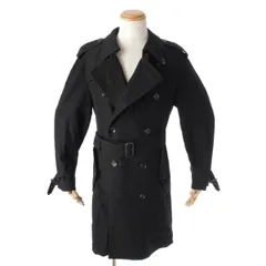 【コムデギャルソン】Comme des Garcons　ウール トレンチコート PC-04011L ブラック L 【中古】【鑑定済・正規品保証】176368のサムネイル