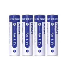 XTAR単三形リチウム充電池2000mAh3300mWh1.5V4本専用ケース付のサムネイル