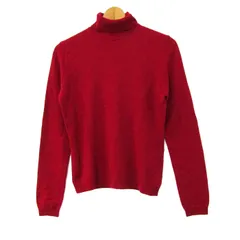 ユナイテッドカラーズオブベネトン セーター トップス 長袖 タートルネック レディース Sサイズ レッド UNITED COLORS OF BENETTON 【中古】