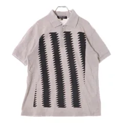 COMME des GARCONS (コムデギャルソン) フロントロゴデザイン 半袖ポロシャツ グレー DS-T001のサムネイル