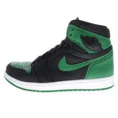 NIKE (ナイキ) AIR JORDAN 1 RETRO HIGH OG PINE GREEN エアジョーダン1 パイングリーン ハイカットスニーカー ブラック/グリーン US8/26cm 555088-030