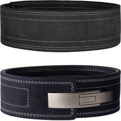 トレーニング・パワーベルト 黒 シルバーバックル　zawick社製　Mサイズ Zawick レバーアクションベルト パワーベルト トレーニング
