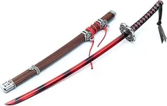 【在庫処分】【Sanjucos】 ミニチュア 開門 黒の不死斬り 26cm 武士 葦名城 サムライ 武器 日本刀 おもちゃ 卓上装備品 未開刃 レプリカ キーホルダー 撮影 フィギュア 1/6スケール 剣 モデル 250528D163