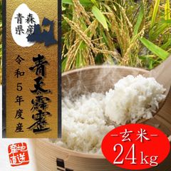 新米❗️令和5年度❗️青森県産最高峰ブランド米「青天の霹靂」24kg玄米