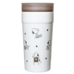 スヌーピー 保温保冷コップ 2WAYタンブラー coffee beans ピーナッツ カミオジャパン プレゼント ギフト キャラクター グッズ 
