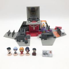 [중고]현재 건네 반다이 에반게리온 EVANGELION 환영 NERV 기지 5종 세트 [17]