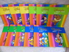 h7211　ＤＷＥディズニー英語システム　メインプログラム内　【2006年～2019年3月以前販売】　DWE絵本12冊セット（DWEブック）ブラシタッチ　　ワールドファミリー　幼児英語教材