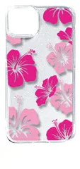 【新品未使用】iPhone14 Plus アイフォン14プラス クリア ハードケース ( ハイビスカス ) カラフル 花柄 ハイビスカス cl-ip14plus-112