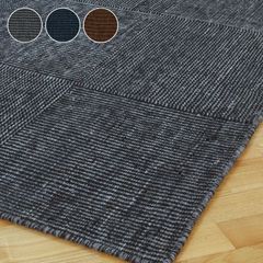 ハンドルーム ヴィスコース FADE ストライプ 160x230cm ラグ おしゃれ 北欧 フェードストライプ マット 手織り インド R-FADE-230