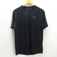 G■アンダーアーマー/UNDER ARMOUR  UAテック ショートスリーブ Tシャツ 1358553【L】黒/men's/63【中古】■