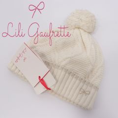 lili gaufrette ニット　帽子　ニット帽　キャップ L-10-815