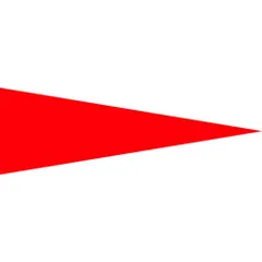 日本緑十字社 緑十字 マーキング用ステッカー 赤 5×15mm三角 100枚組 PET 208703