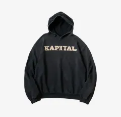 キャピタル KAPITAL スウェット ボタンパーカー プルオーバー M キャピタル KAPITAL スウェット ボタンパーカー プルオーバー M