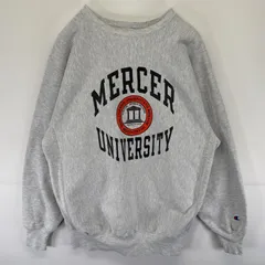 古着 90's/90年代 チャンピオン Champion USA製 スウェット リバースウィーブ トレーナー 三段プリント カレッジロゴ XXL  グレー メンズ