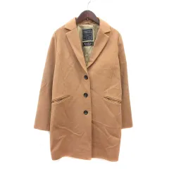 メイソングレイ MAYSON GREY チェスターコート シングル 総裏地 ウール カシミヤ混 1 ベージュ /MNのサムネイル
