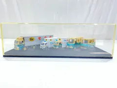 【七重浜店45-1-070911】中古品 クロネコヤマト ミニカーセット ディスプレイケース付き 大型トラック 引越車 クール宅急便 ウォークスルーW号車 N号車