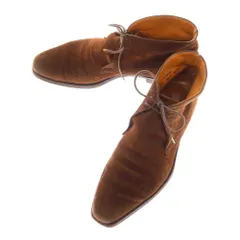 d0125 1回着用程度 クロケット&ジョーンズ TETBURY 11D 黒 CROCKETT&JONES クロケット&ジョーンズ チャッカブーツ/TETBURY